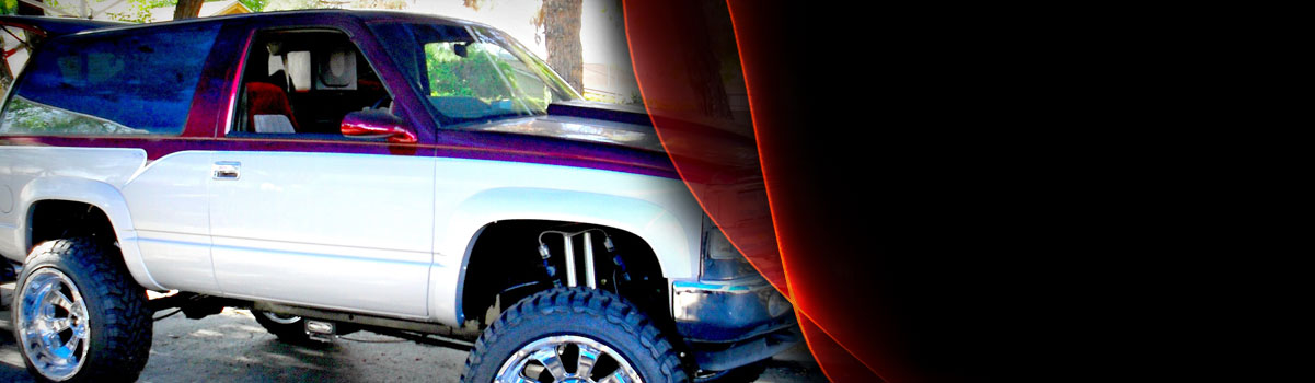 Lifted gmc with new stereo